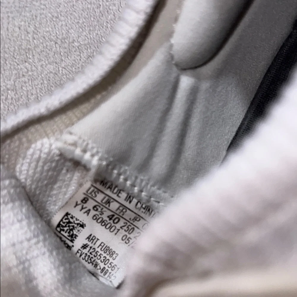 adidas Stella McCartney White and Orange Athletic Shoes